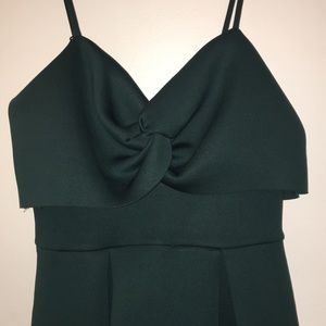 ASOS dark green dress